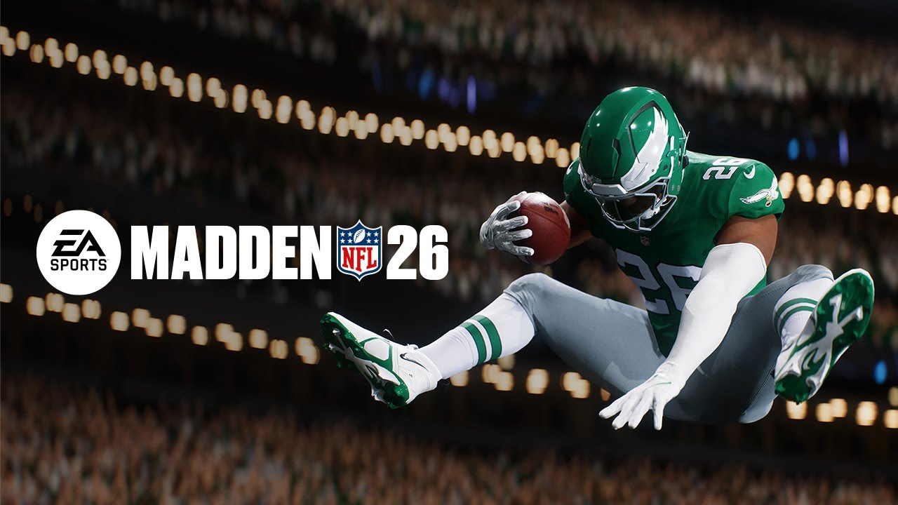 Saquon Barkley es portada de Madden NFL 26 con su icónico salto: el juego llega el 14 de agosto con mejoras revolucionarias.