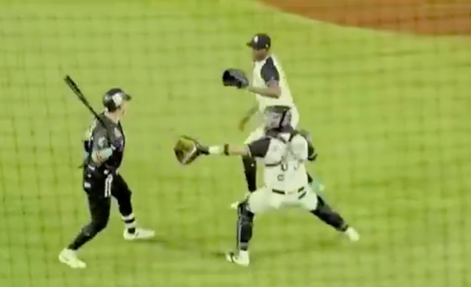Christian Villanueva y Radhames Liz protagonizan pelea en la Liga Mexicana de Beisbol. Christian Villanueva y Radhames Liz protagonizan pelea en la Liga Mexicana de Beisbol.