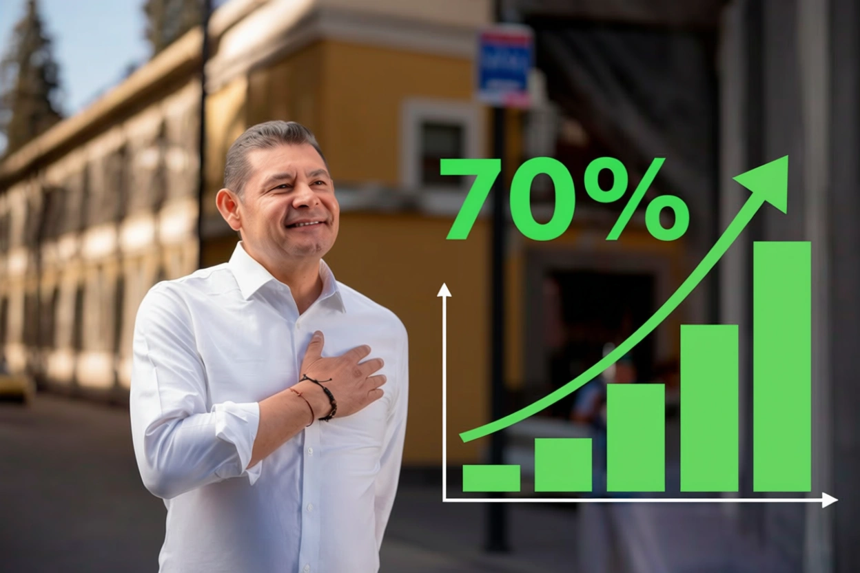 Alejandro Armenta lidera aprobación nacional con 70%, revela Campaigns & Elections